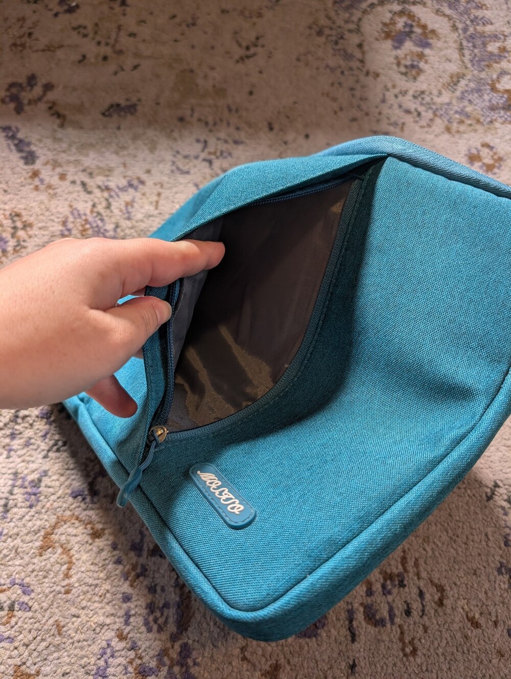 MOSISO Laptop Case 14x10 Inch With Outside Pocket Zip Closure In Blue - Picture 3 of 4